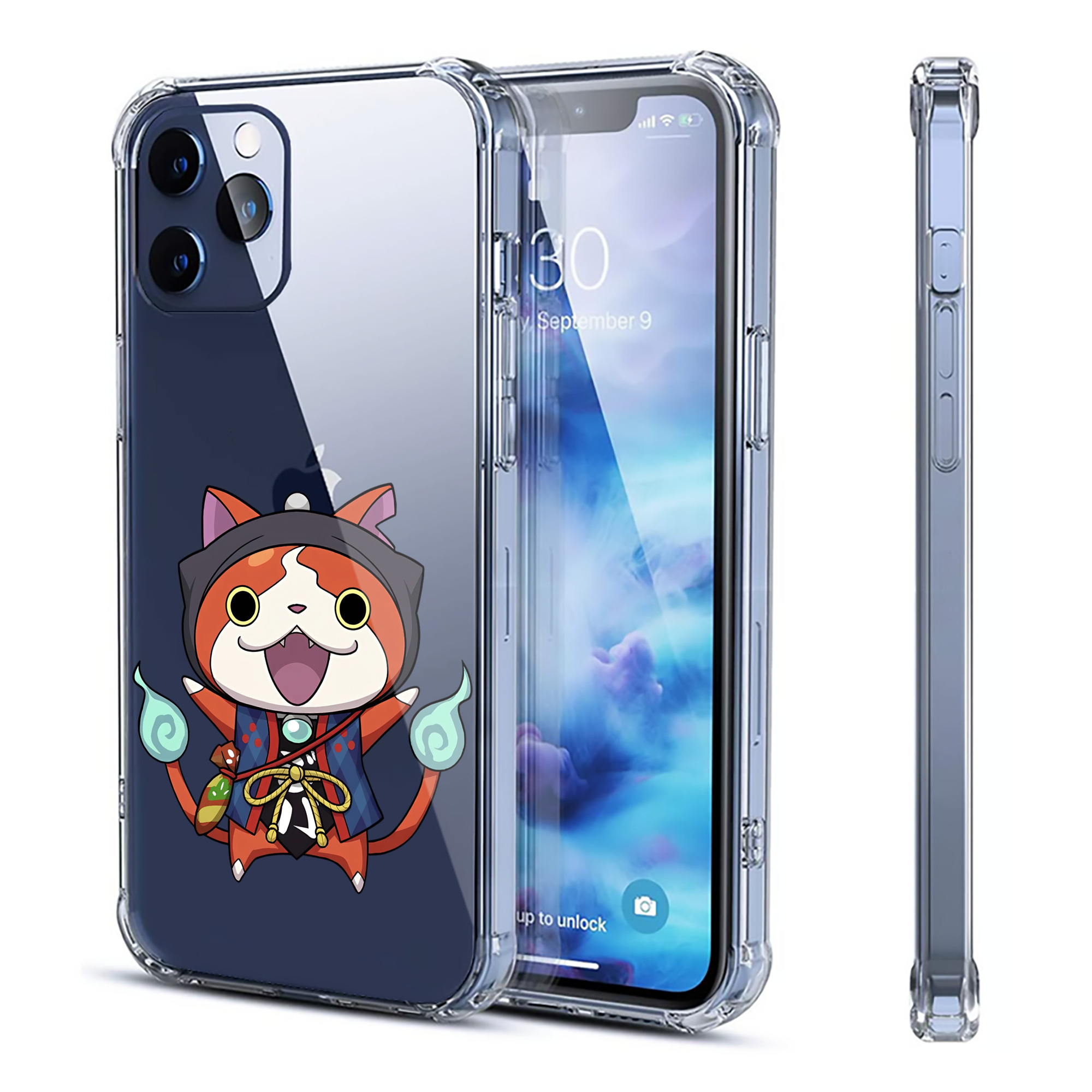 （画像用） 妖怪ウォッチ Yo-kai Watch 【iPhone 12シリーズ対応】透明スマホケース（クリアソフトケース）